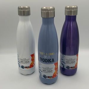 3 Insulated drink bottles